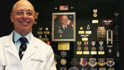 Dr. Anthony Rizzo is a retired Air Force colonel who received numerous honors for his contributions to medical intelligence. A shadow box containing many of his awards is on display in his office at Polk State Winter Haven.